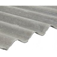 Plaque fibrociment sans amiante gris clair 2.50 m x 0.92 m