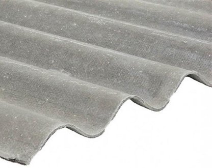 Vignette Plaque fibrociment sans amiante gris clair 1.52 m x 0.92 m - PALETTE COMPLETE