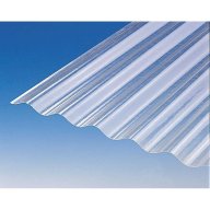 Plaque FIBROLUX translucide 90 cm x 300 cm