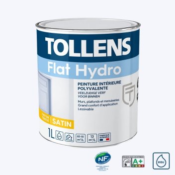 Vignette Peinture de finition, TOLLENS FLAT HYDRO satiné