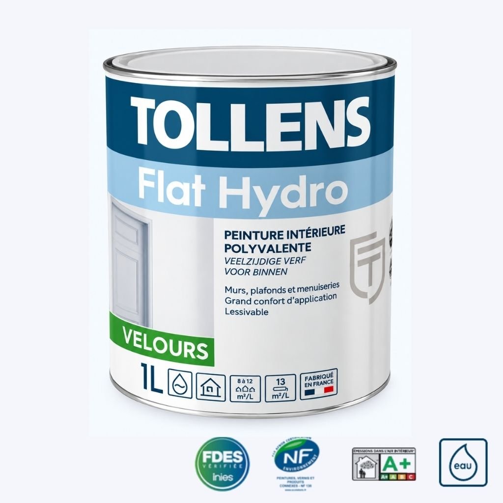 Peinture de finition, TOLLENS FLAT HYDRO velours