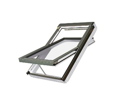 Vignette Fenêtre de toit électrique, FTU-G2 Z-wave, finition polyurethane - 114 x 118 cm
