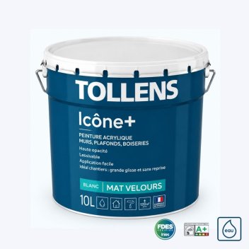 Vignette Peinture de finition, TOLLENS ICONE +, mat velouté