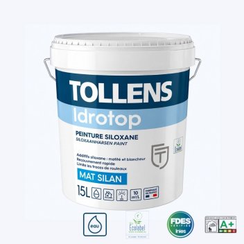 Vignette Peinture de finition TOLLENS IDROTOP SILAN mat