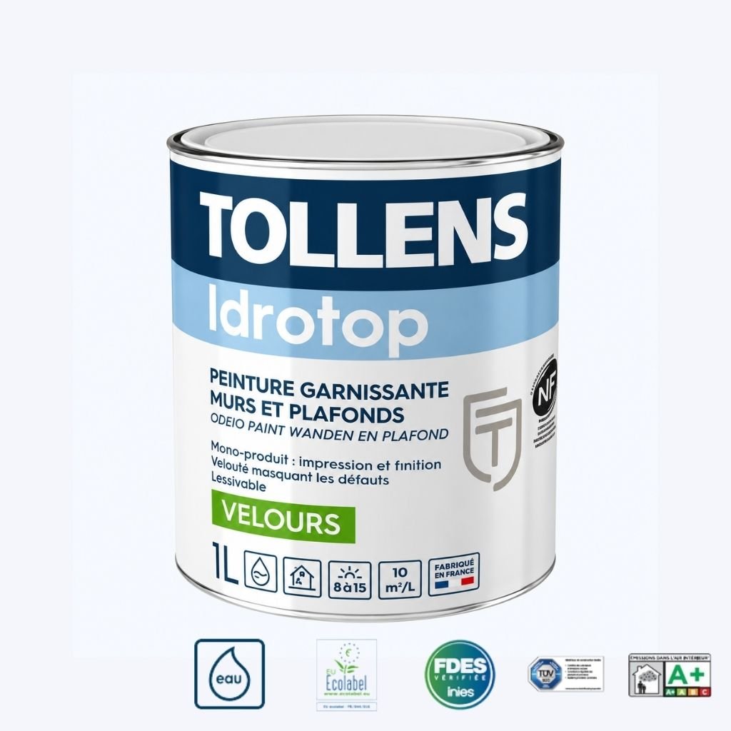 Peinture de finition TOLLENS IDROTOP velours