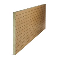 Panneau polyurethane toit terrasse béton et bois sous protection lourde - 120 mm