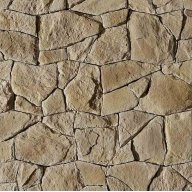 Parement Incerto ton beige nuancé sur treillis