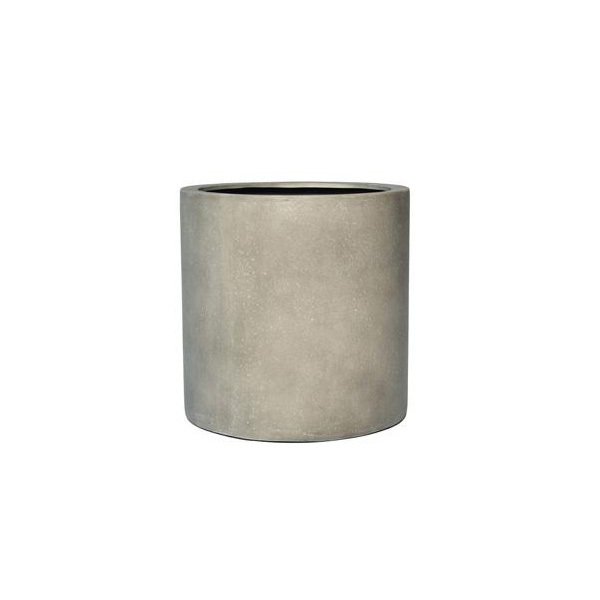 Vase rond Indianapolis aspect béton