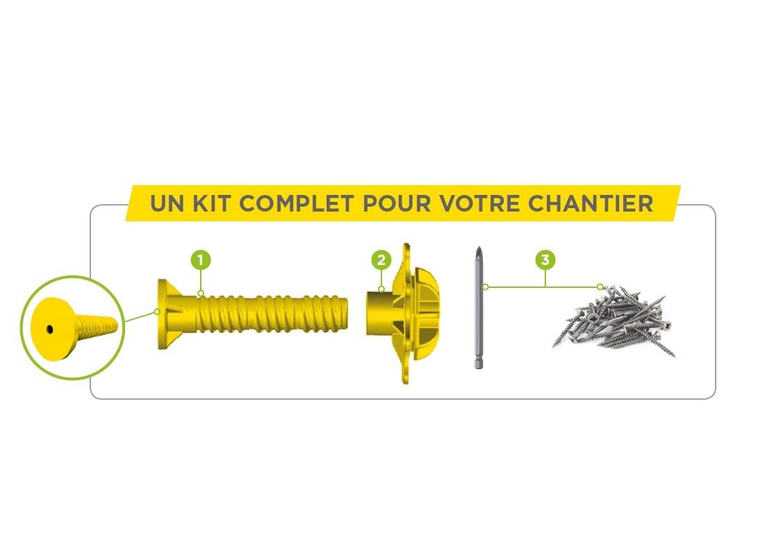 Suspente INTEGRA 2 fermette - boîte de 50 pièces