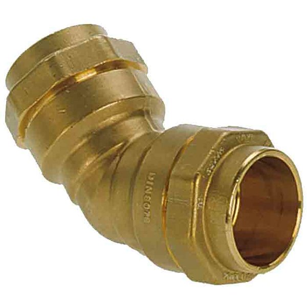 Coude 45° à serrage extérieur - Ø 25 mm
