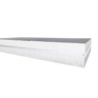 Polystyrène expansé blanc TH38 - 60 mm x 58.6 cm x 118,6 cm, rainuré bouveté