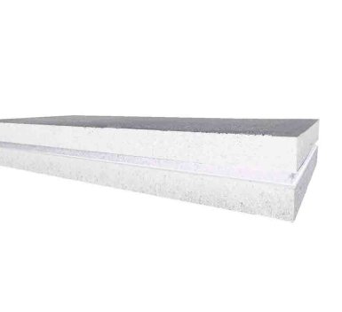 Vignette Polystyrène expansé blanc TH38 - 200 mm x 58.6 cm x 118,6 cm, rainuré bouveté