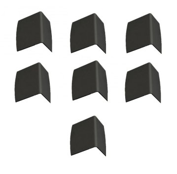 Vignette Kit 7 arrêts de plaque pour profil vissable gris pour plaques 16 mm et 32 mm