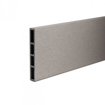 Vignette Lame de clôture composite CC pour pose ajourée, 21 mm x 15 cm x 180 cm - gris quartz