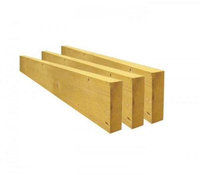 Vignette Bois de charpente brute 75 mm x 115 mm x 5 m, traité CL2