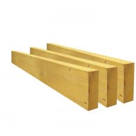 Bois de charpente brute 75 mm x 225 mm x 3 m, traité CL2