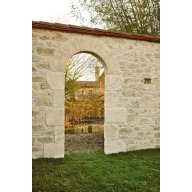 Chaîne d'angle Manoir, hauteur 33 cm, ton naturel