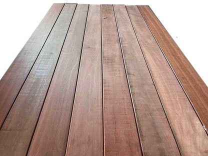 Vignette DESTOCKAGE! - Lames de terrasse bois exotique MASSARANDUBA, longueur 125 cm, lot de 26m²