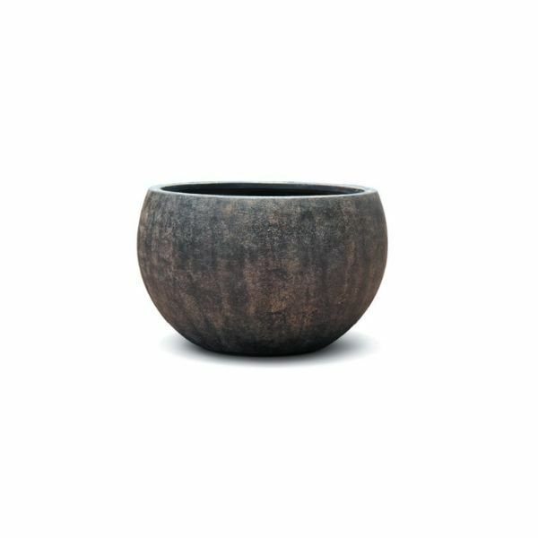Vase boule Merano PM Cuivre vert, aspect Antique