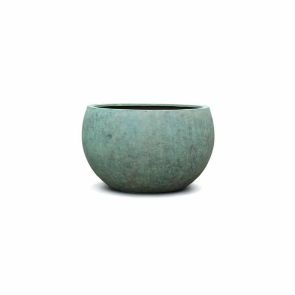 Vase boule Merano GM Cuivre vert, aspect Antique