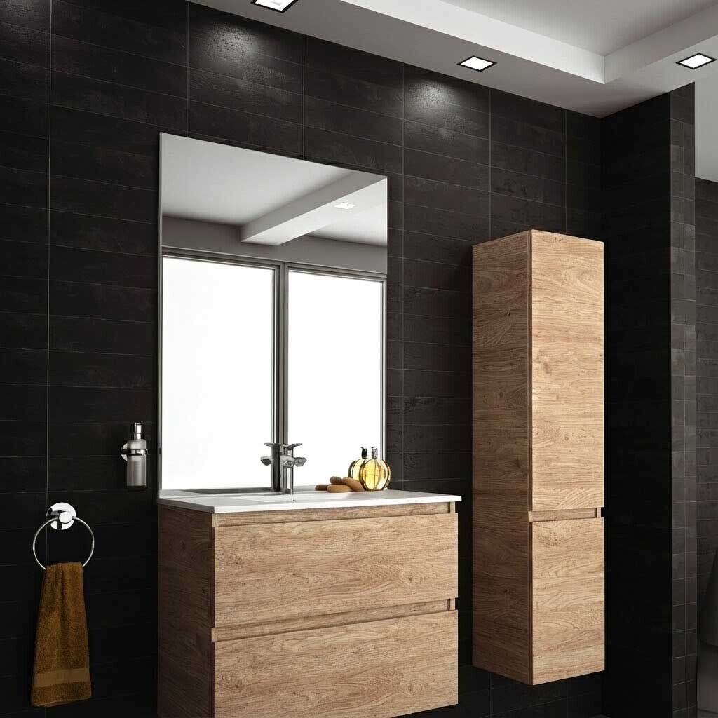 Miroir plan hauteur 110 cm, largeur 100,8 cm