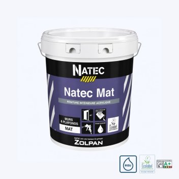 Vignette Peinture intérieure acrylique ZOLPAN NATEC  MAT