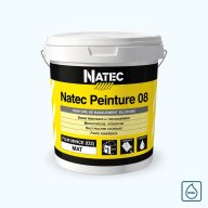 Peinture acrylique et siloxane haute résistance NATEC 08. Classe D2