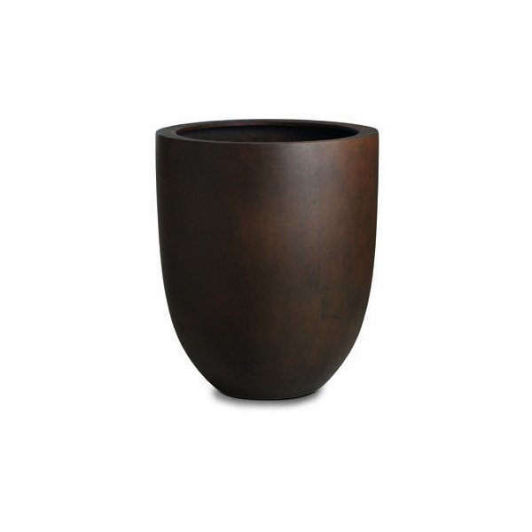 Vase cylindrique New York GM couleur rouille