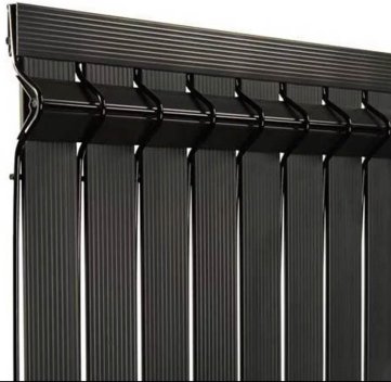 Vignette Kit d'occulation PVC anthracite pour grillage rigide de 1,23 m de hauteur (pour 1 panneau)
