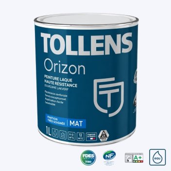 Vignette Peinture de finition, TOLLENS ORIZON PREMIUM, mat