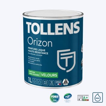 Vignette Peinture de finition, TOLLENS ORIZON PREMIUM, velours
