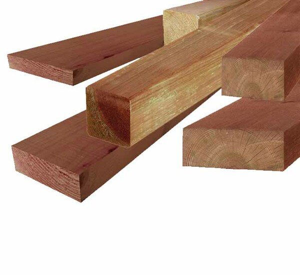 Lambourde 45 x 70 mm x 4 m, pin sylvestre, traité CL4 marron