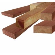 Bois de charpente brute 75 mm x 75 mm x 3 m, traité CL3 marron