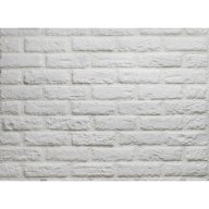 1/2 Parement brique LONDON blanc