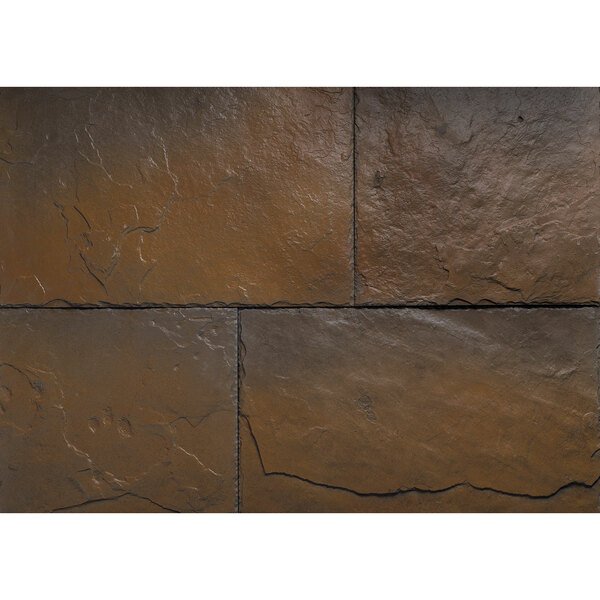 Parement PIZARRA cuivré 2 x 40 x 60 cm, pack de 2 plaquettes
