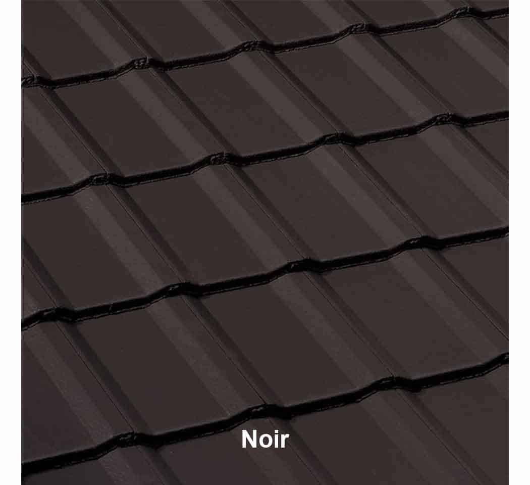 Tuile béton PERSPECTIVE couleur noire