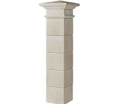 Vignette Ensemble 2 piliers complets Valancay 35 x 35 cm x 182 cm