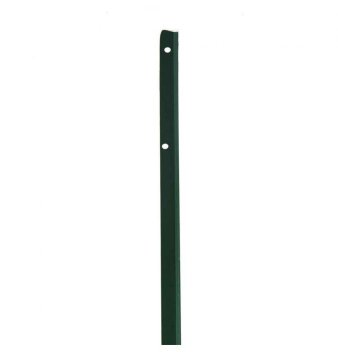 Vignette Poteau en T, vert, hauteur 1,25 m pour pose de grillage, T30