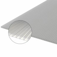 Plaque de polycarbonate 32mm opaline -neuf parois, dimensions 4000 mm x 980 mm