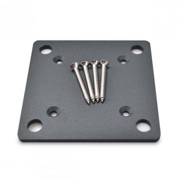 Vignette Platine de fixation anthracite pour poteau PREMIUM