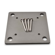 Platine de fixation quartz pour poteau PREMIUM