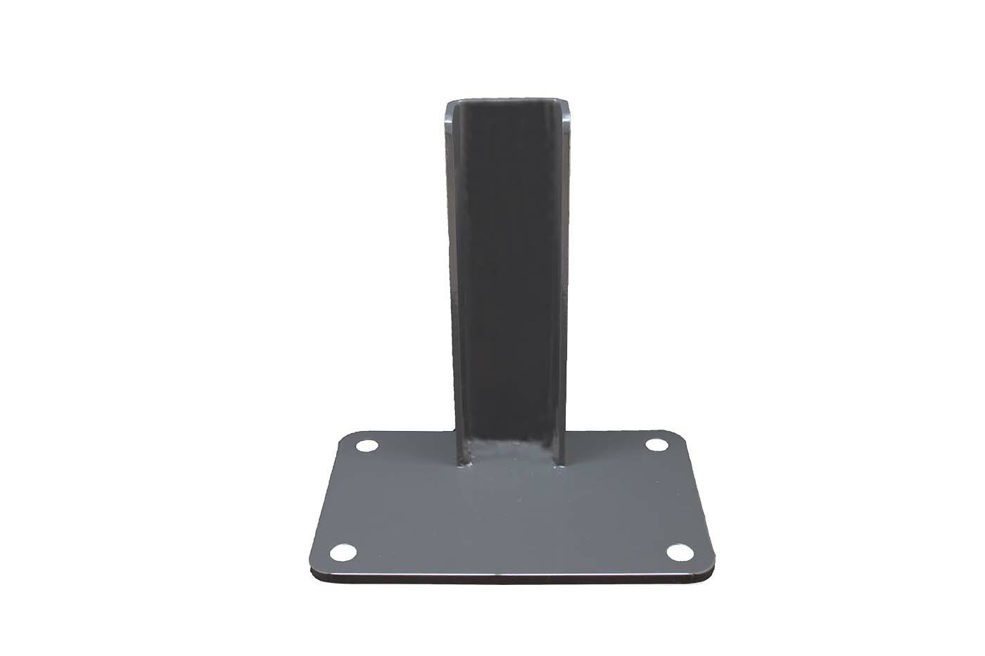 Platine pour poteau de départ/fin