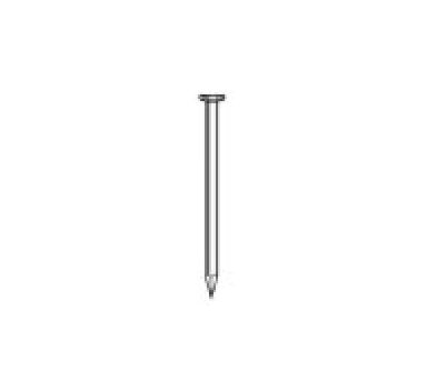 Vignette Pointe tête plate, galvanisée lisse, 5 mm x 125 mm