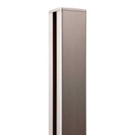 Poteau de clôture aluminium quartz PREMIUM - hauteur 3.20 m, recoupable