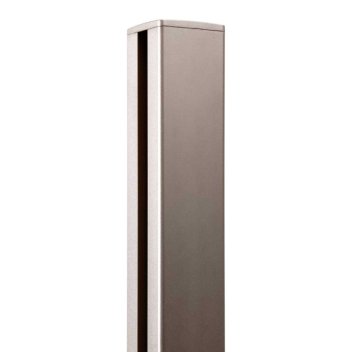 Vignette Poteau de clôture aluminium quartz PREMIUM - hauteur 1.88 m, recoupable