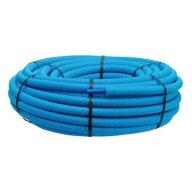 Tube PER Ø 25 mm x 50 m, bleu, prégainé