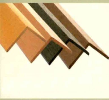 Vignette Profil d'angle bois composite 2700 x 60 x 60 mm, teck