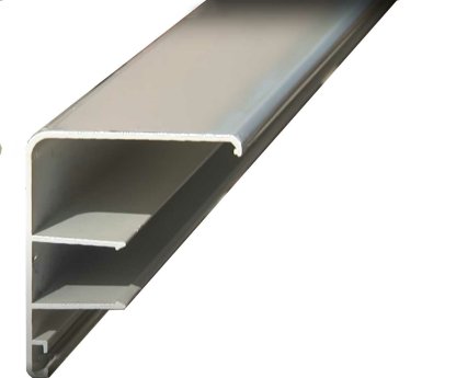 Vignette Profilé de rive brut pour toiture polycarbonate 16 et 32 mm, longueur 4.60 m