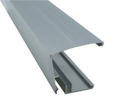 Vignette Profilé bordure aluminium - 3000 mm pour plaques CARBOGLASS 16/32 mm