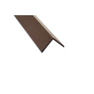 Profil d'angle bois composite 2700 x 60 x 60 mm, chocolat
